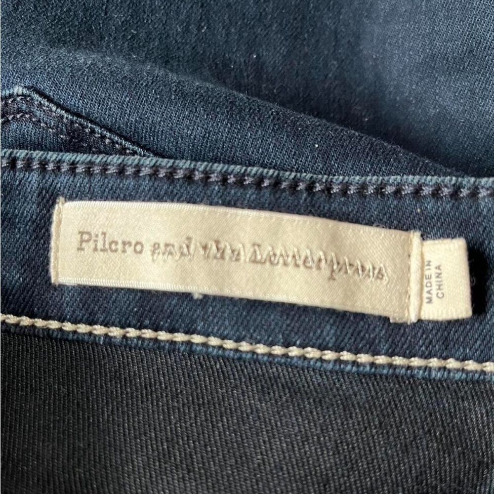 Anthropologie Dark Wash Straight-Leg Jeans - Picture 3 of 7